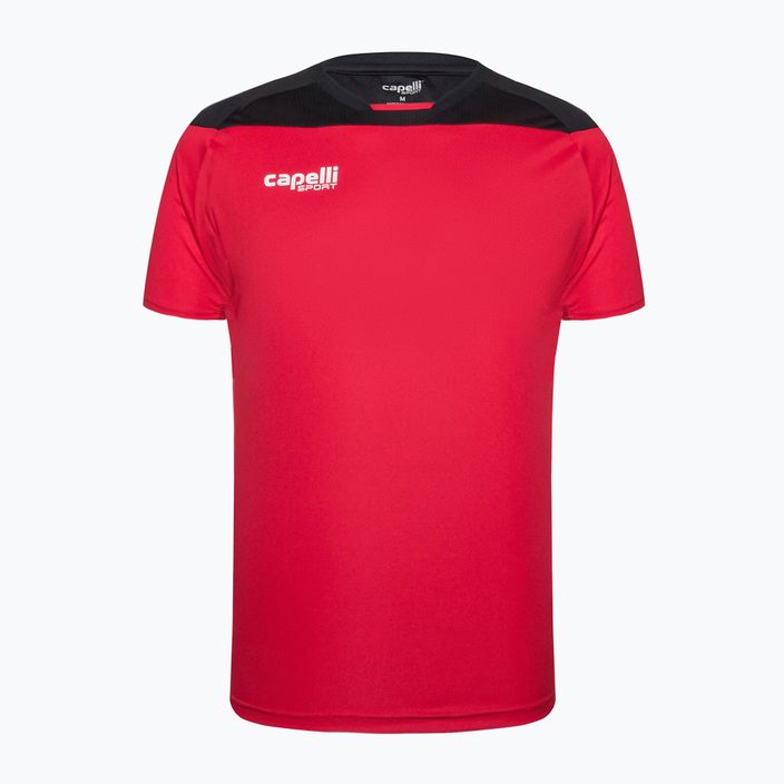 Koszulka piłkarska męska Capelli Tribeca Adult Training red/black
