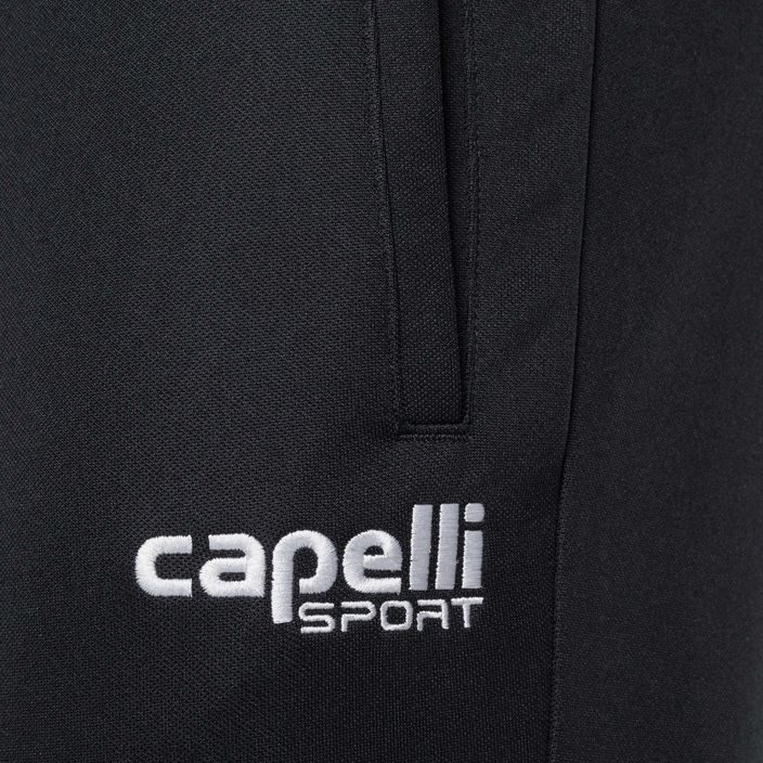 Spodnie piłkarskie męskie Capelli Basic I Adult Training black/white 3