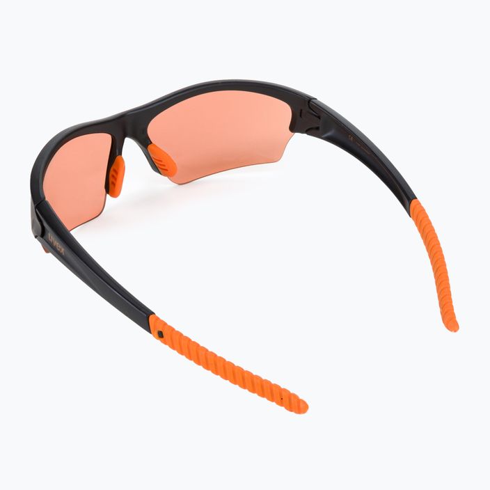 Okulary przeciwsłoneczne UVEX Sunsation black mat orange/litemirror orange 2