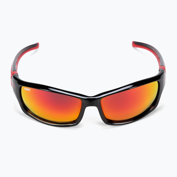 Okulary przeciwsłoneczne UVEX Sportstyle 211 black red/mirror red 3