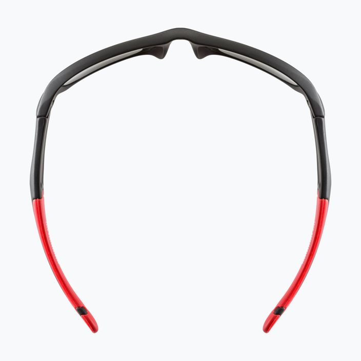 Okulary przeciwsłoneczne dziecięce UVEX Sportstyle 507 black mat red/mirror red 8