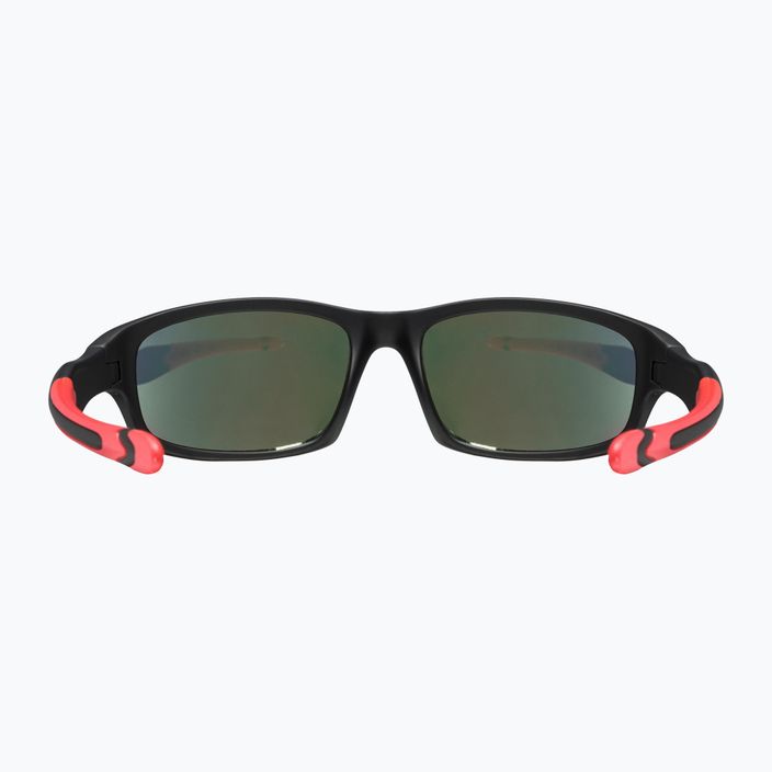 Okulary przeciwsłoneczne dziecięce UVEX Sportstyle 507 black mat red/mirror red 9