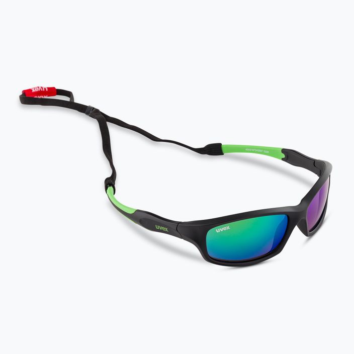 Okulary przeciwsłoneczne dziecięce UVEX Sportstyle 507 green mirror 2