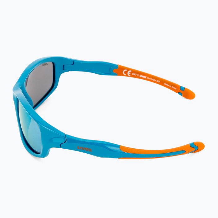 Okulary przeciwsłoneczne dziecięce UVEX Sportstyle 507 blue orange/mirror pink 4