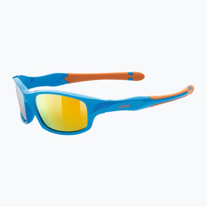 Okulary przeciwsłoneczne dziecięce UVEX Sportstyle 507 blue orange/mirror pink 5
