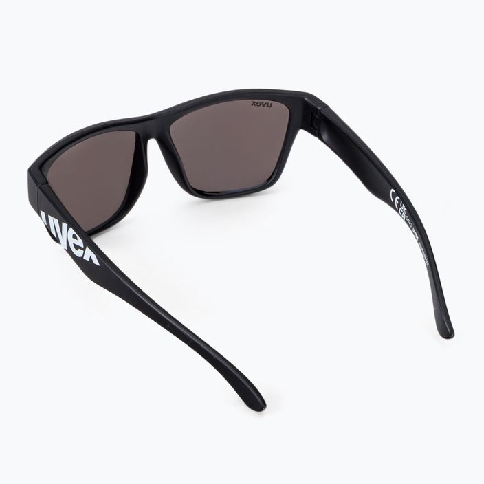 Okulary przeciwsłoneczne dziecięce UVEX Sportstyle 508 black mat/litemirror silver 2