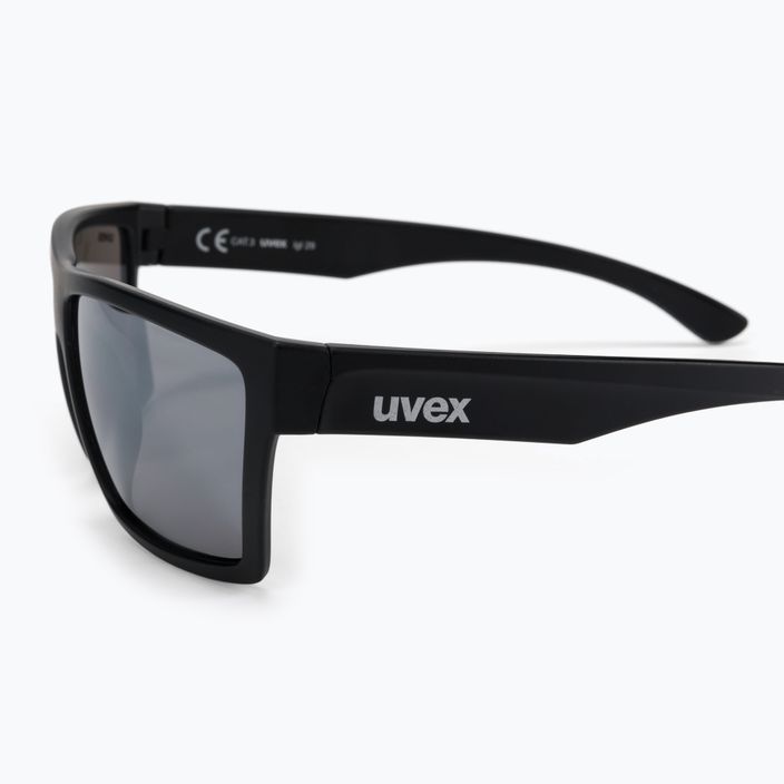 Okulary przeciwsłoneczne UVEX Lgl 29 black mat/mirror silver 4