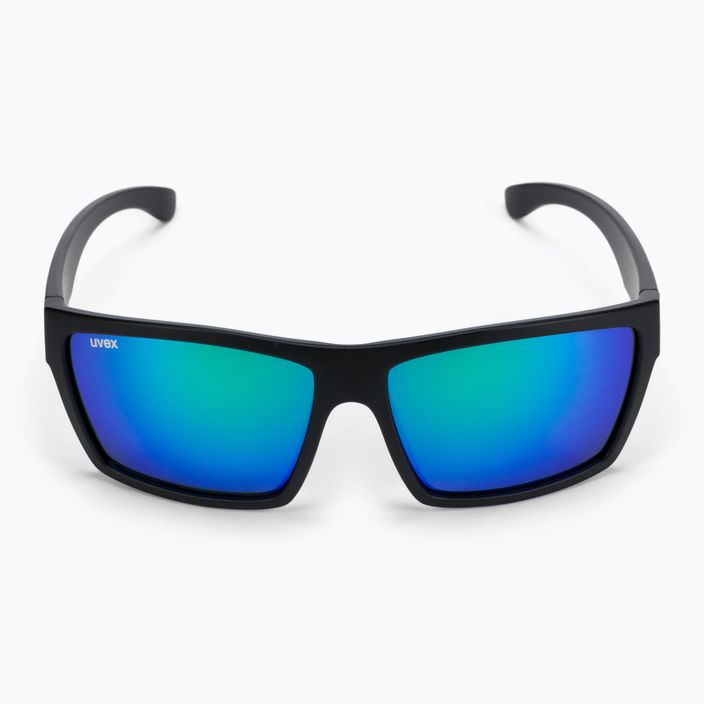 Okulary przeciwsłoneczne UVEX Lgl 29 black mat/mirror green 3