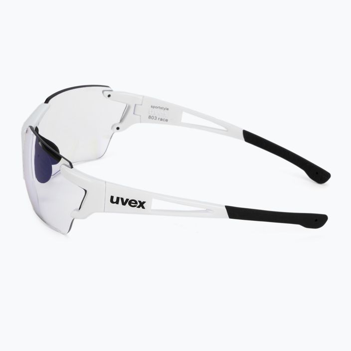 Okulary przeciwsłoneczne UVEX Sportstyle 803 Race V white/litemirror blue 4