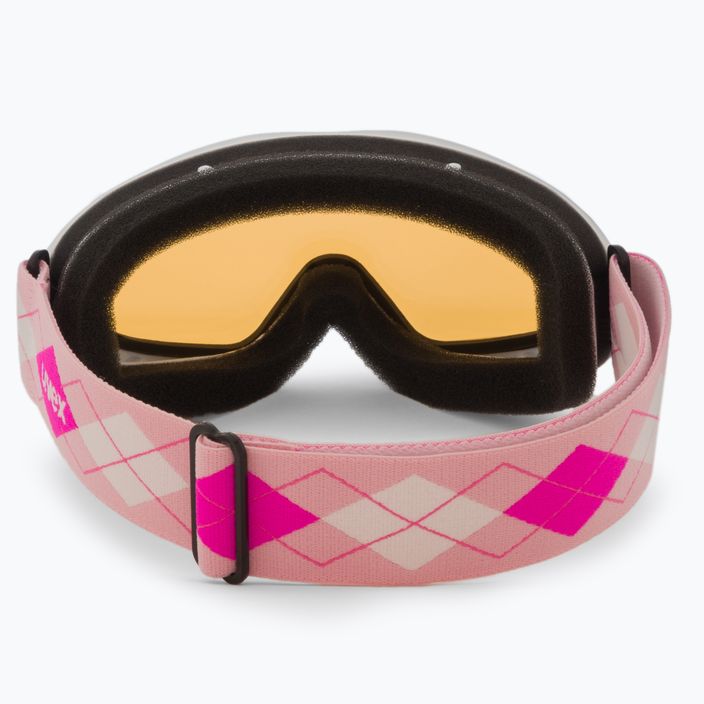 Gogle narciarskie UVEX Cevron white pink/lasergold lite clear 3