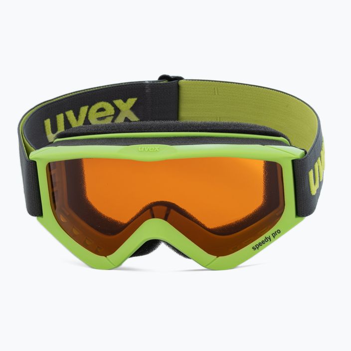 Gogle narciarskie dziecięce UVEX Speedy Pro lightgreen/lasergold 2