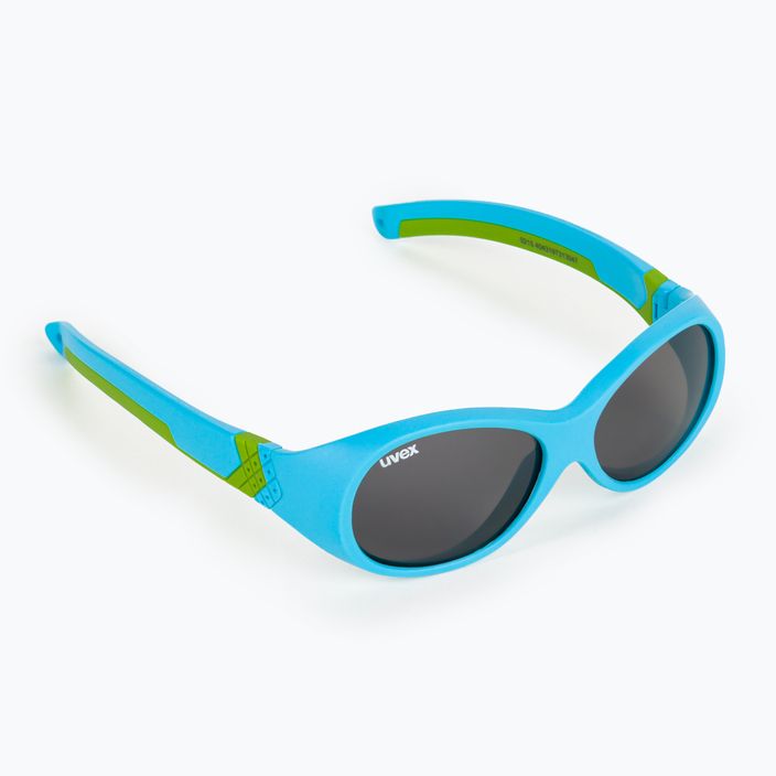 Okulary przeciwsłoneczne dziecięce UVEX Sportstyle 510 blue green mat/smoke