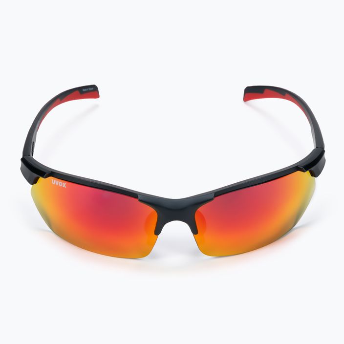 Okulary przeciwsłoneczne UVEX Sportstyle 114 Set grey red mat/mirror red/litemirror orange/clear 3