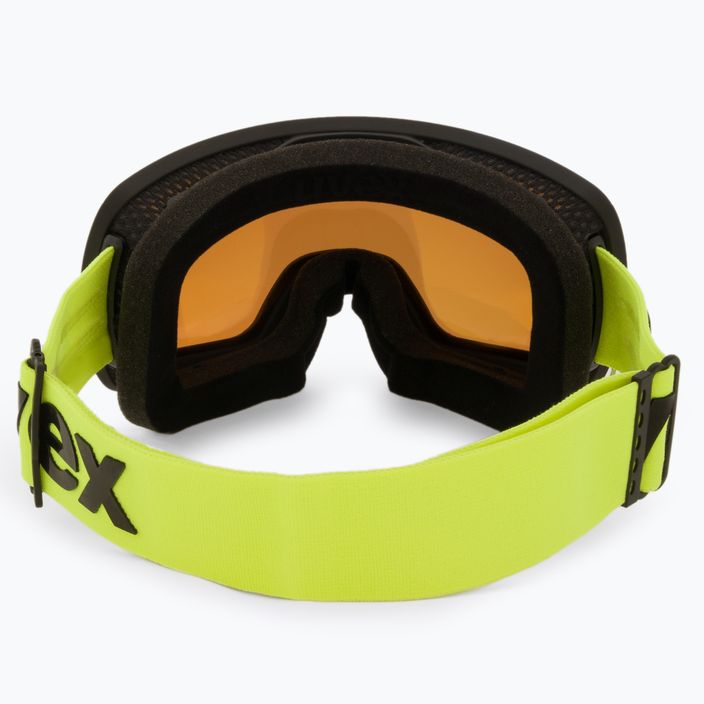 Gogle narciarskie UVEX Compact FM black mat/mirror orange 3