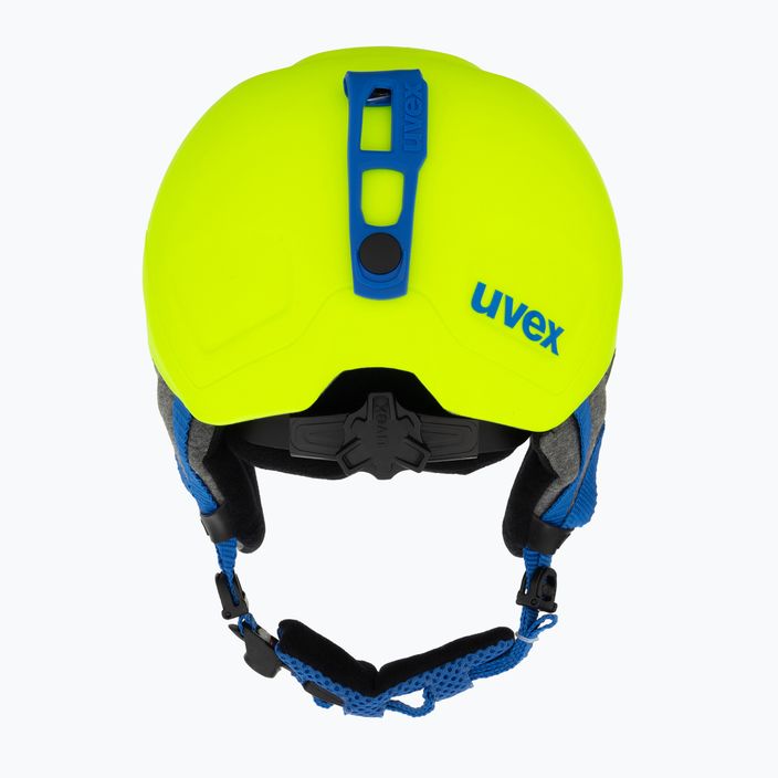 Kask narciarski dziecięcy UVEX Manic Pro neon yellow 3