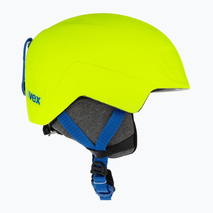 Kask narciarski dziecięcy UVEX Manic Pro neon yellow 4