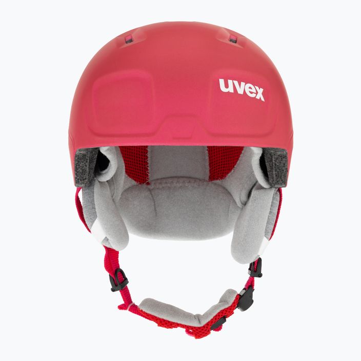 Kask narciarski dziecięcy UVEX Manic Pro pink mat 2