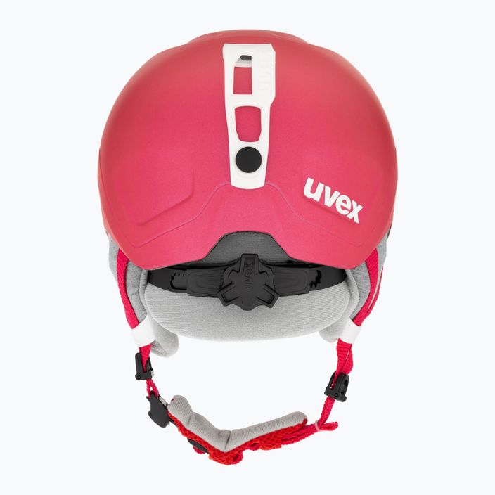 Kask narciarski dziecięcy UVEX Manic Pro pink mat 3