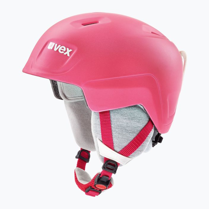 Kask narciarski dziecięcy UVEX Manic Pro pink mat 6