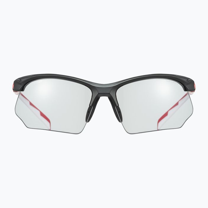 Okulary przeciwsłoneczne UVEX Sportstyle 802 V black red white/variomatic smoke 6