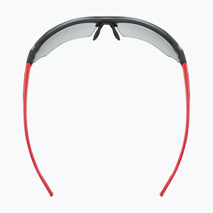 Okulary przeciwsłoneczne UVEX Sportstyle 802 V black red white/variomatic smoke 8