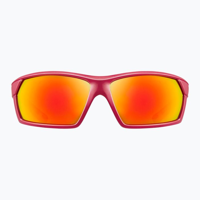 Okulary przeciwsłoneczne UVEX Sportstyle 225 Pola red grey mat 9