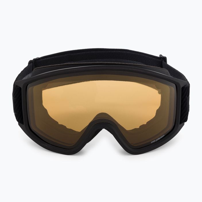Gogle narciarskie UVEX G.gl 3000 Top black mat/mirror red polavision/clear 2