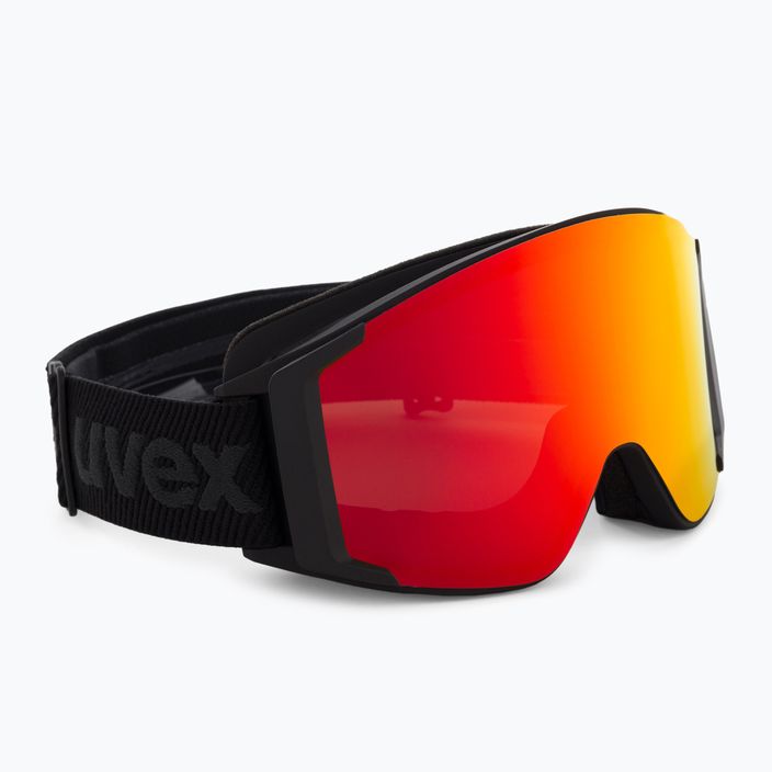 Gogle narciarskie UVEX G.gl 3000 Top black mat/mirror red polavision/clear 7