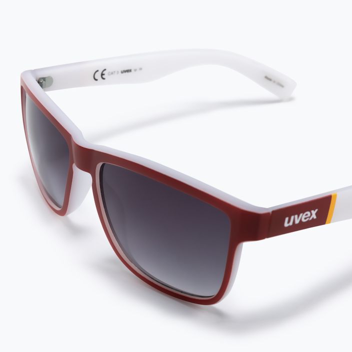 Okulary przeciwsłoneczne UVEX Lgl 39 red mat white/litemirror silver degrade 5