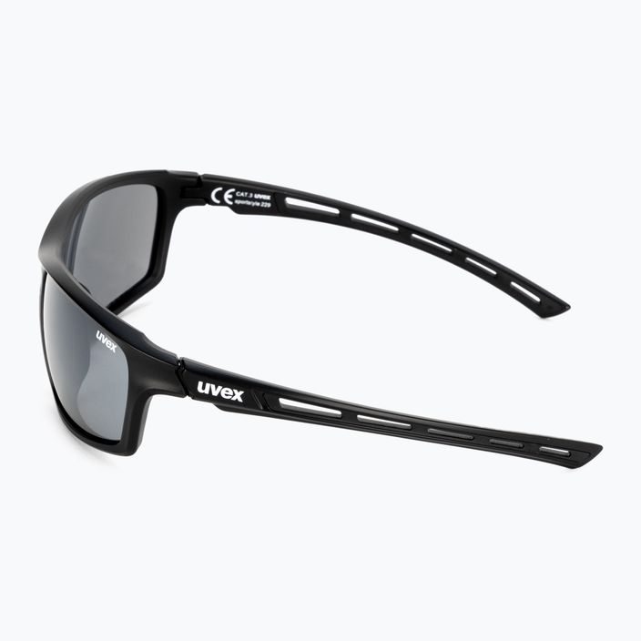 Okulary przeciwsłoneczne UVEX Sportstyle 229 black mat/litemirror silver 3