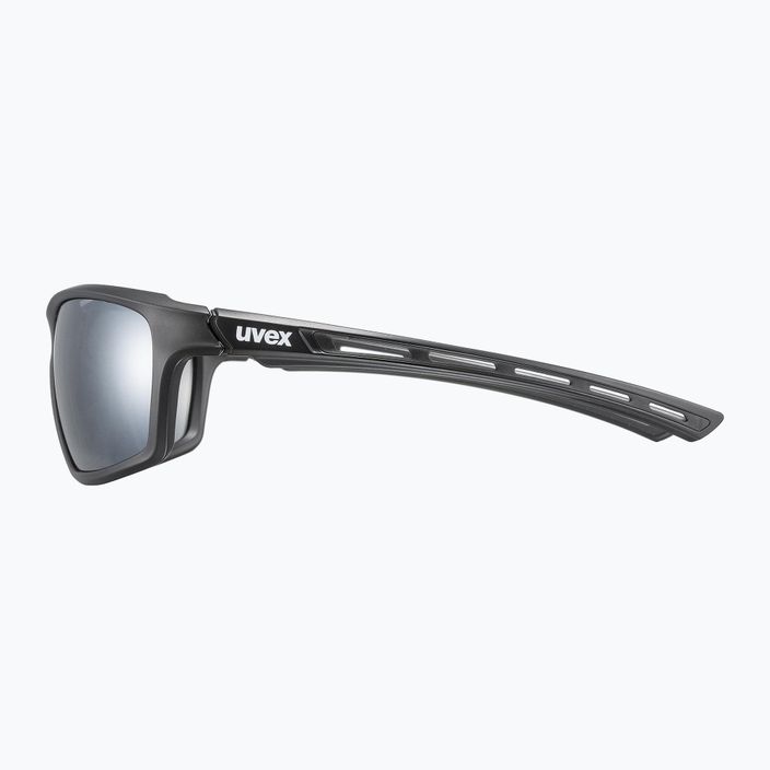 Okulary przeciwsłoneczne UVEX Sportstyle 229 black mat/litemirror silver 6