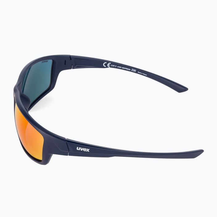 Okulary przeciwsłoneczne UVEX Sportstyle 230 blue mat/mirror red 4