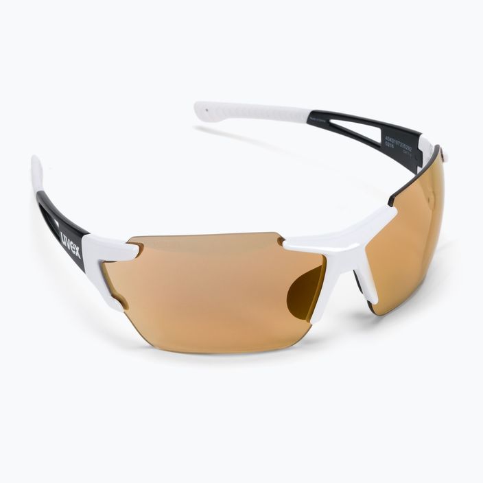 Okulary przeciwsłoneczne UVEX Sportstyle 803 R CV V white black mat/colorvision litemirror red