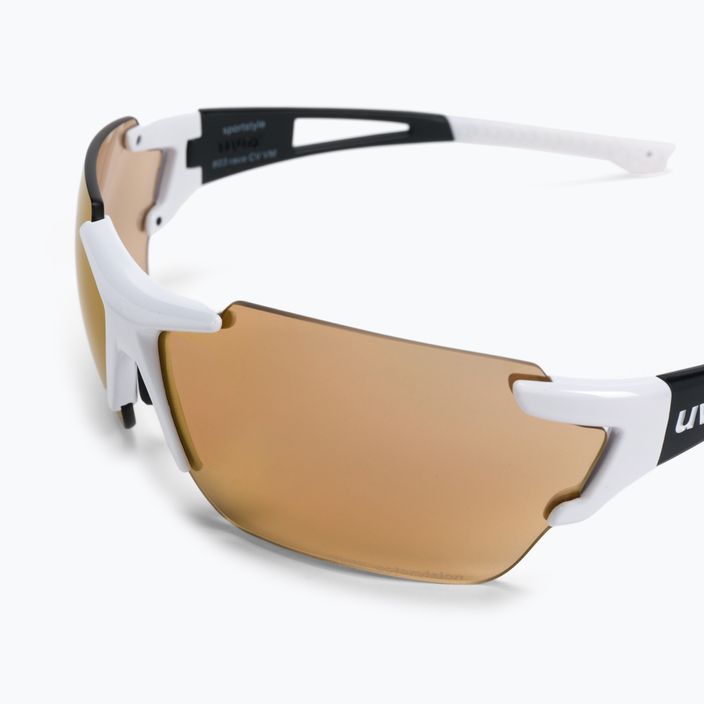 Okulary przeciwsłoneczne UVEX Sportstyle 803 R CV V white black mat/colorvision litemirror red 5