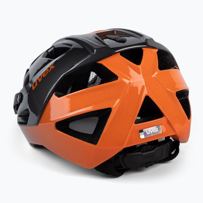 Kask rowerowy UVEX Quatro titan orange 4