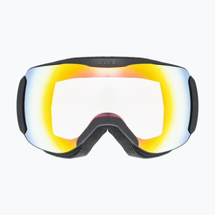 Gogle narciarskie UVEX Downhill 2100 V black mat/mirror rainbow variomatic/clear 7