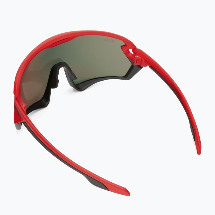 Okulary przeciwsłoneczne UVEX Sportstyle 231 red black mat/mirror red 2