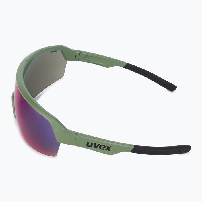 Okulary przeciwsłoneczne UVEX Sportstyle 227 olive mat/mirror red 4
