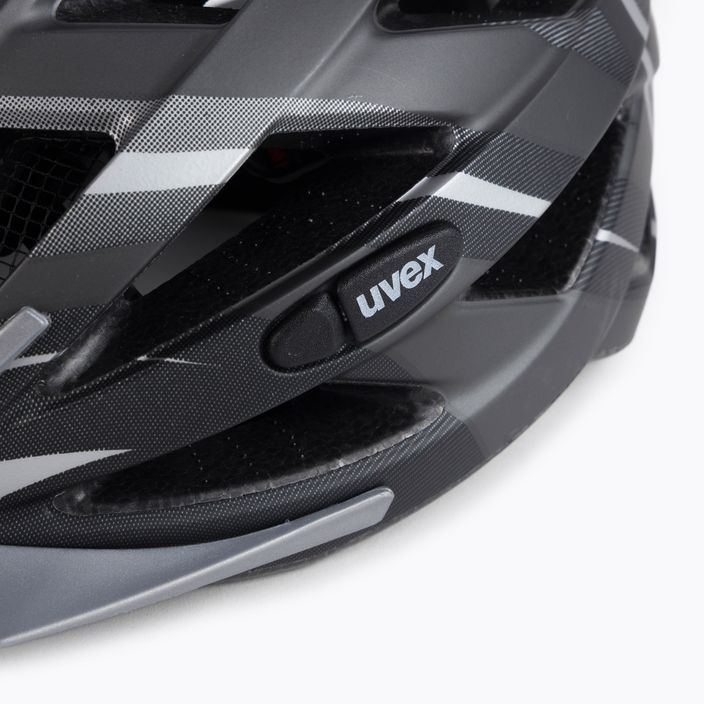 Kask rowerowy UVEX Air Wing CC black silver mat 7