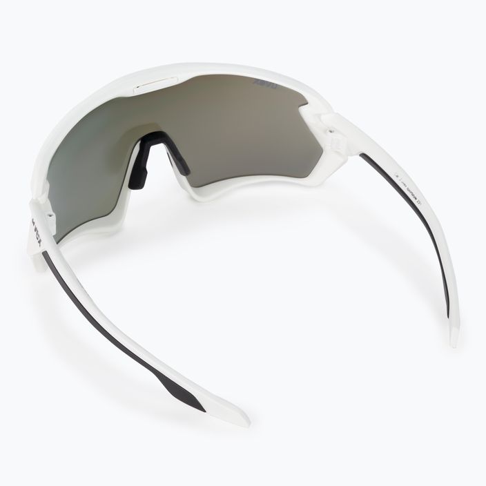 Okulary przeciwsłoneczne UVEX Sportstyle 231 white mat/mirror blue 2