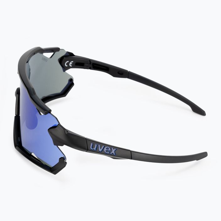 Okulary przeciwsłoneczne UVEX Sportstyle 228 black mat/mirror blue 4