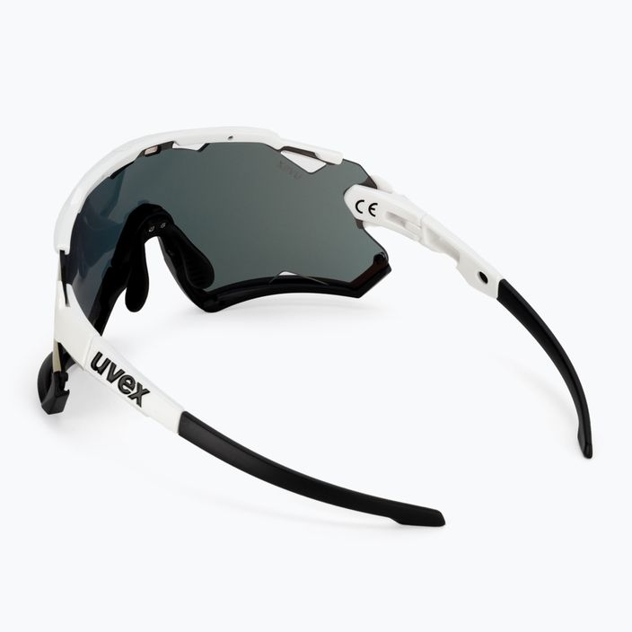 Okulary przeciwsłoneczne UVEX Sportstyle 228 white black/mirror red 2