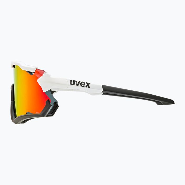 Okulary przeciwsłoneczne UVEX Sportstyle 228 white black/mirror red 9