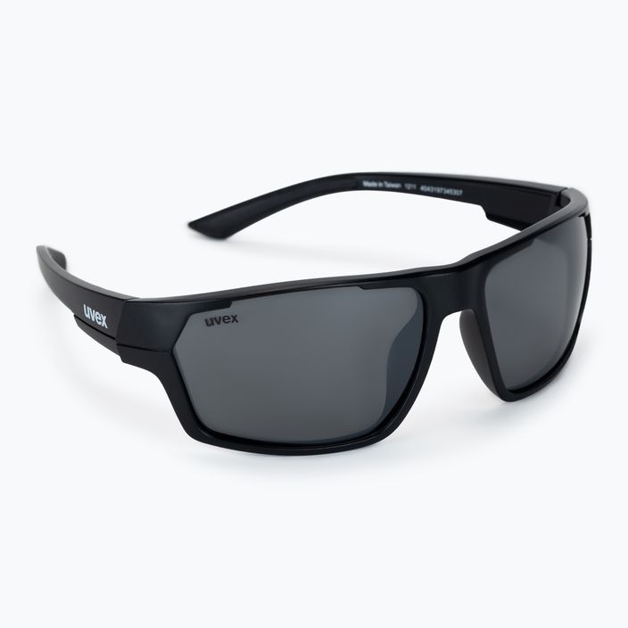 Okulary przeciwsłoneczne UVEX Sportstyle 233 P black mat/polavision litemirror silver