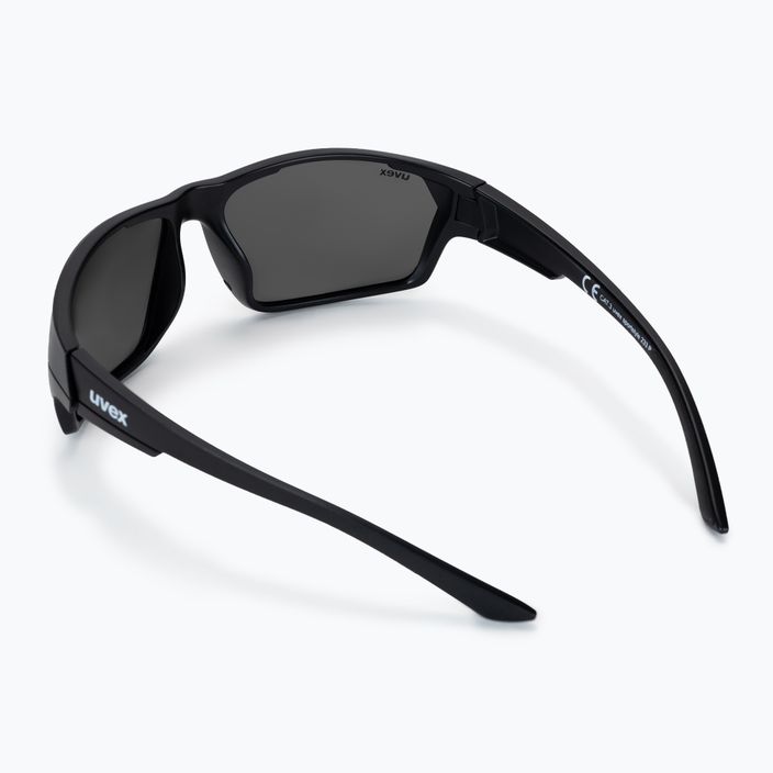 Okulary przeciwsłoneczne UVEX Sportstyle 233 P black mat/polavision litemirror silver 2