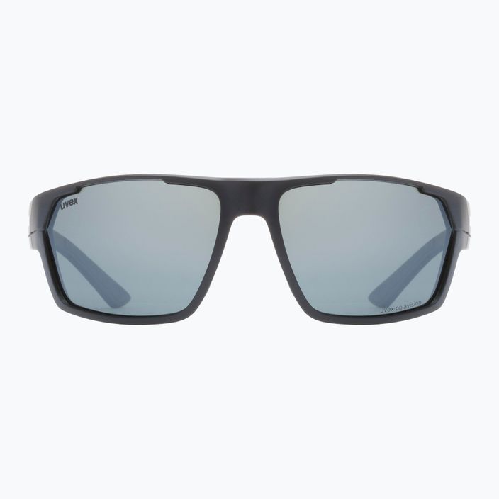 Okulary przeciwsłoneczne UVEX Sportstyle 233 P black mat/polavision litemirror silver 6