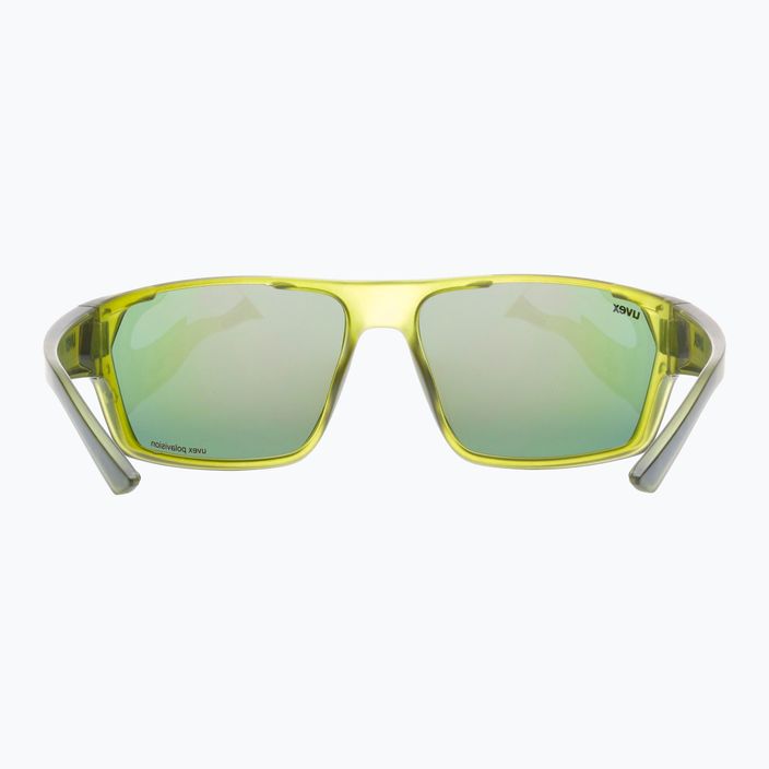 Okulary przeciwsłoneczne UVEX Sportstyle 233 P green mat/polavision mirror green 8
