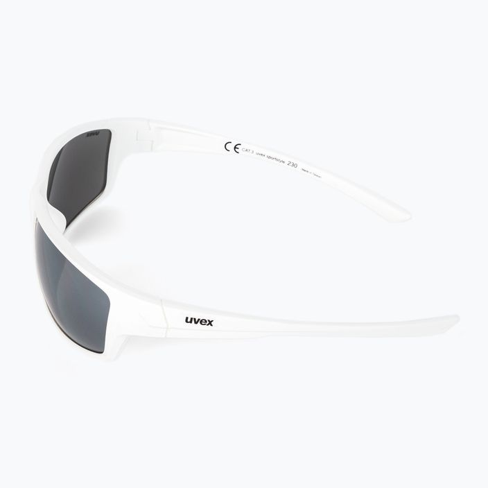 Okulary przeciwsłoneczne UVEX Sportstyle 230 white mat/litemirror silver 4