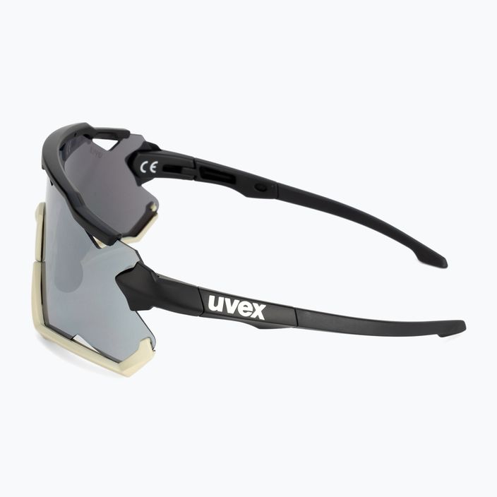 Okulary przeciwsłoneczne UVEX Sportstyle 228 black sand mat/mirror silver 4