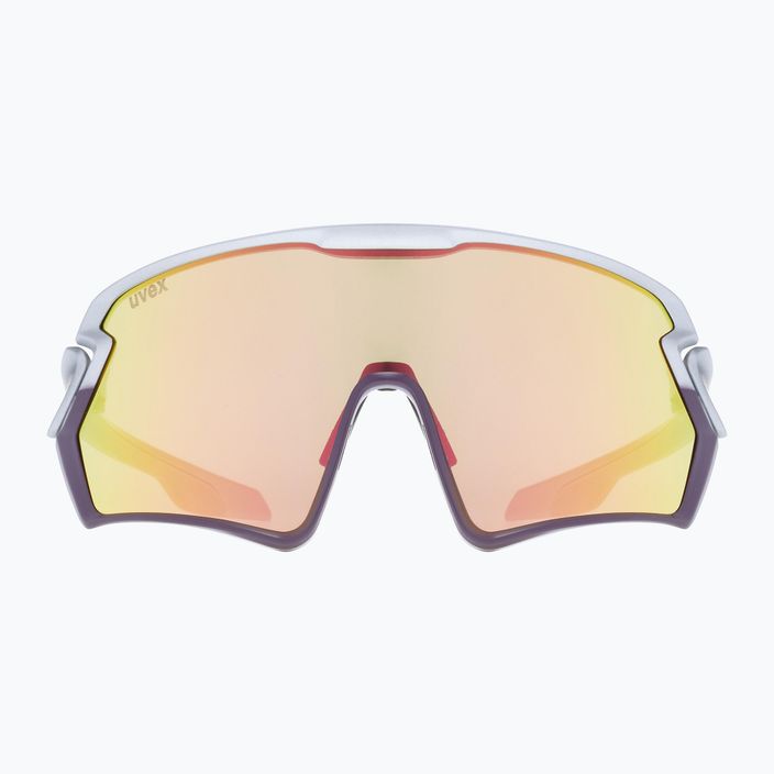 Okulary przeciwsłoneczne UVEX Sportstyle 231 silver plum mat/mirror red 8
